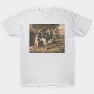 Shooting - The Sportsman's Visit by Charles Hunt T-Shirt